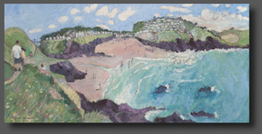 A View of Polzeath 50x100cm